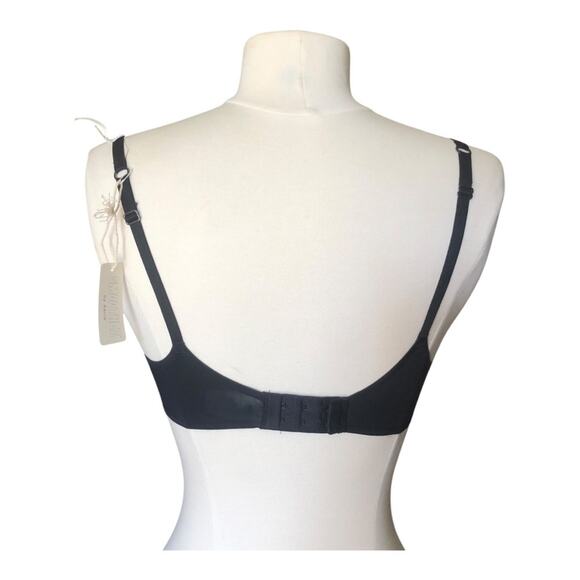 SMOOTHEZ by Aerie Full Coverage Lightly Lined Bra NWT Flexible Wire Black Sz 32B - Picture 4 of 14